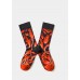 Simple Sports Street Print Cotton Crew Socks